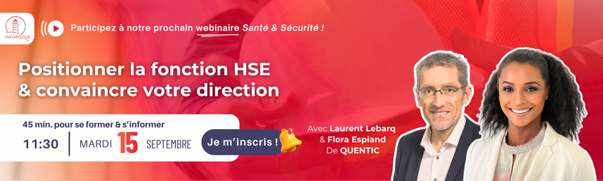 bannière Positionner la fonction HSE & convaincre votre direction